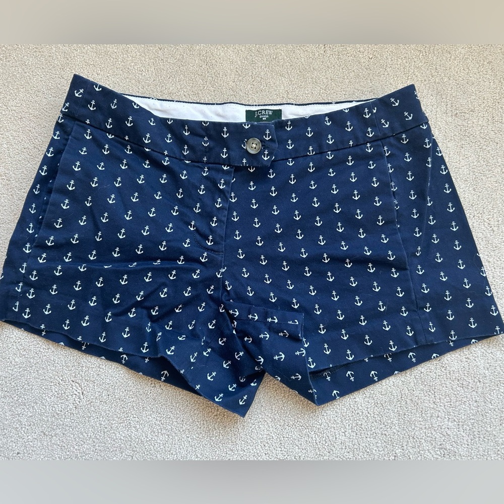 J. Crew city fit mini anchor shorts